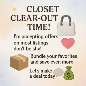 ✨‎ Closet Clear-Out Time! ✨